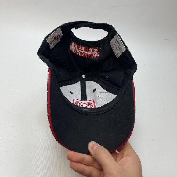 Y2K Dodge Hat Cap Strap Back Black Ram Logo Tribal Choko Motorsports Adjustable - Picture 7 of 11